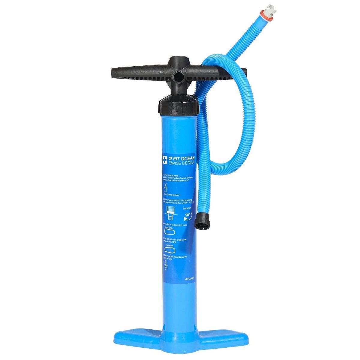 FIT OCEAN Double Action SUP Pump HP4 - Faster on the Water