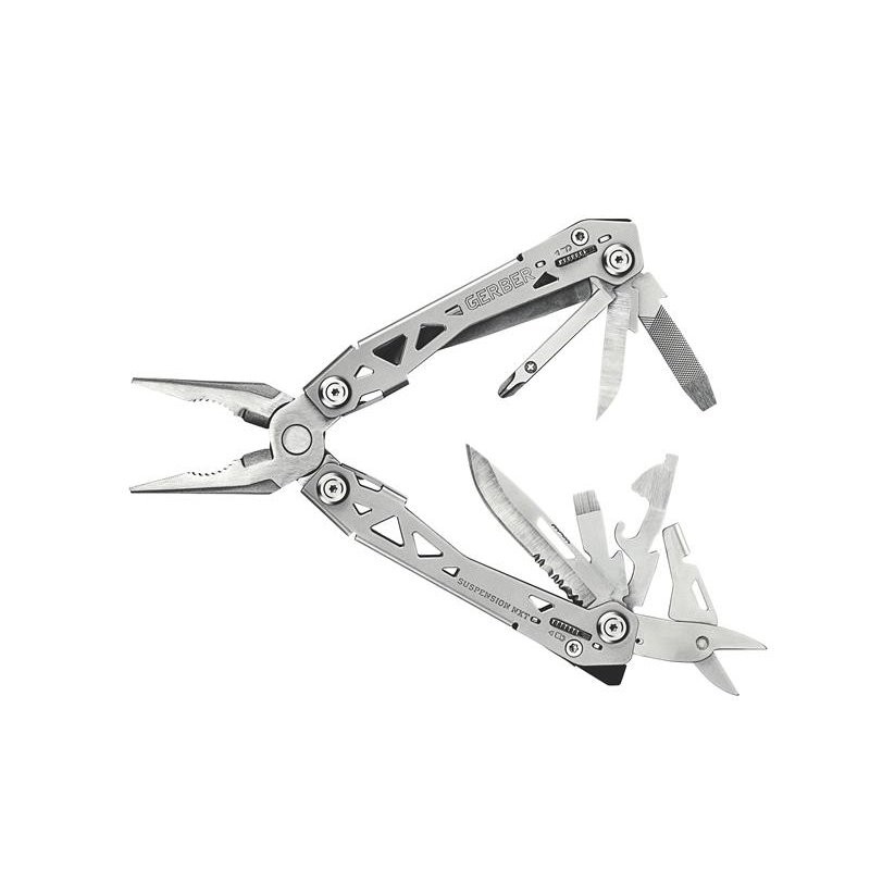 Gerber Suspension Multi-Tool NXT - 15 utensili, con clip da cintura (senza custodia)