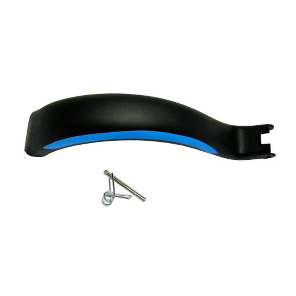 Hudora 1 plaque de frein avec ressort et boulon, noir/bleu (EOL) (noir/bleu, 28cm × 5cm × 8.5cm, 0.15kg, RX- pro 205)