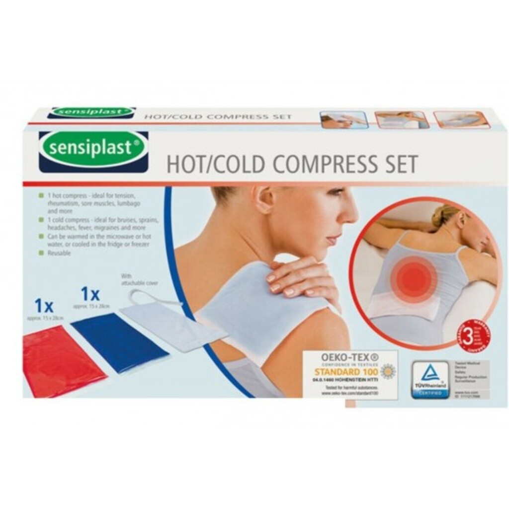 Sensiplast Heat-Cold Compress Set (28cm × 15cm)