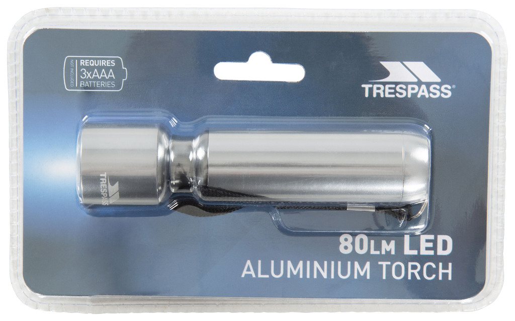 Trespass SPOTLIGHT - Torcia LED da 80 lm (grigio)