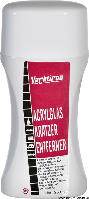 YACHTICON produit de polissage Acrylic Scratch Remover 250