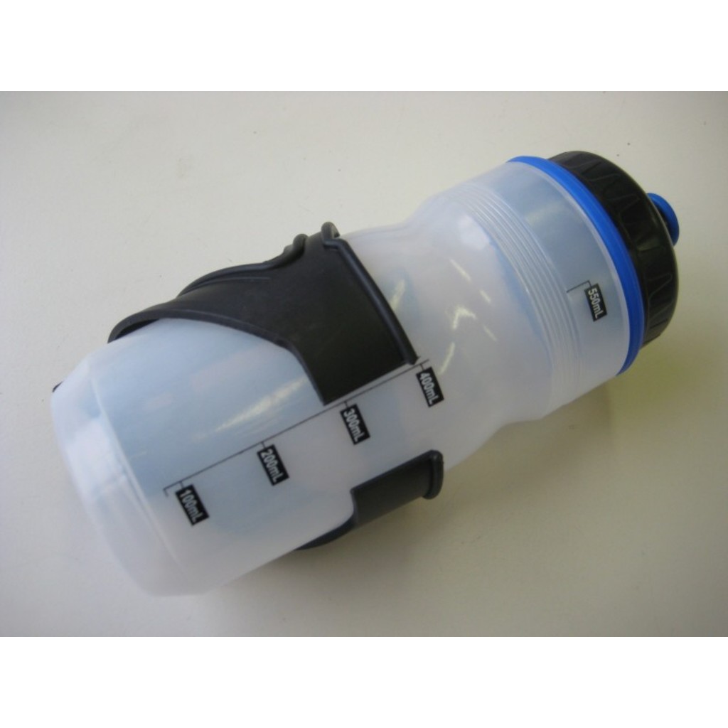 Hudora 1 Trinkflasche 550 ml, mit Halter (EOL) (Crosstrainer)