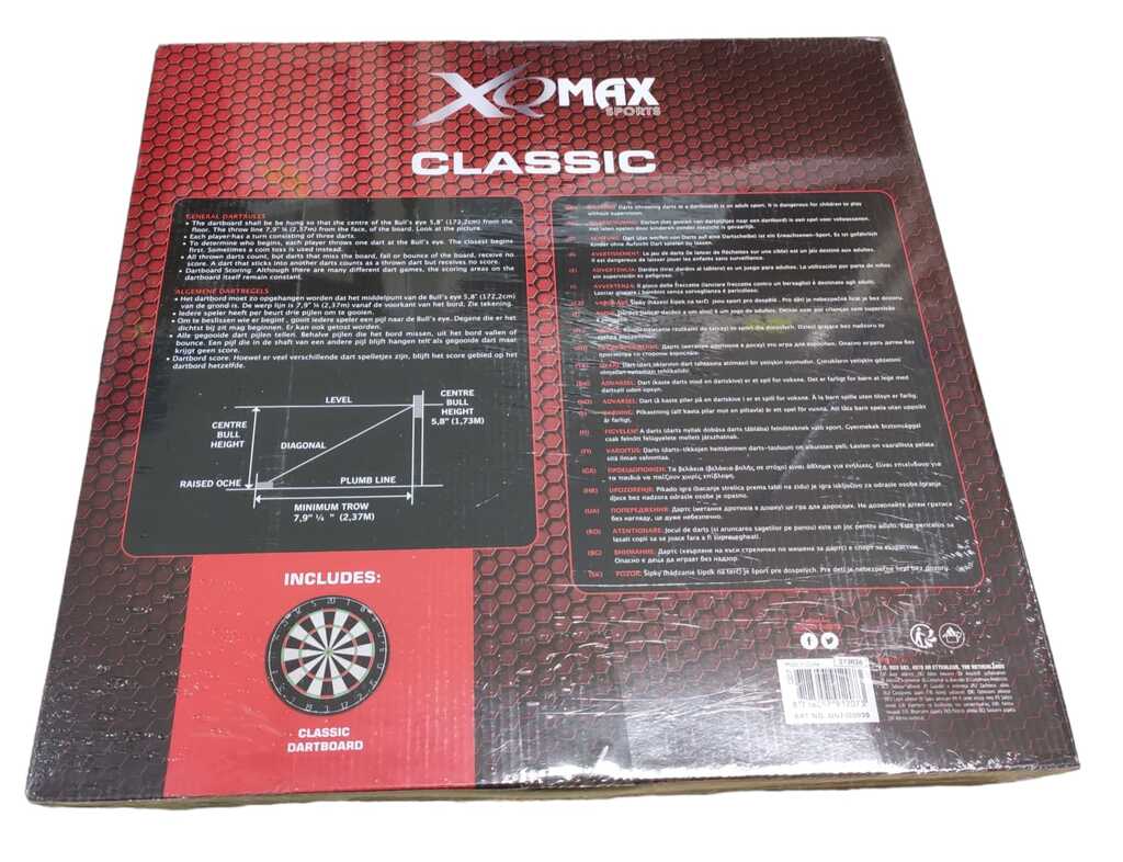 XQ Max Dartboard Classic (⌀45cm, 4kg)