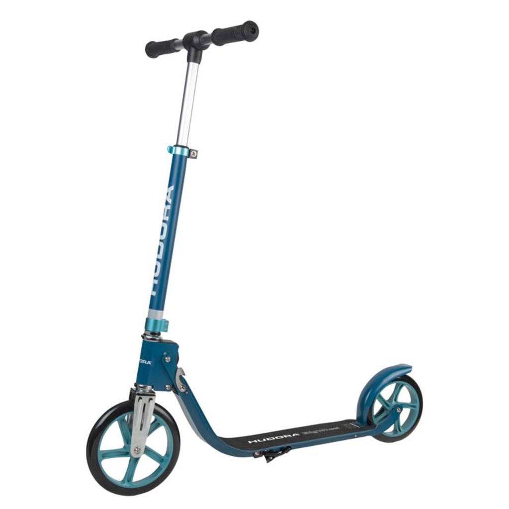 Hudora BigWheel® 215 Scooter (azur blau, 88cm × 48cm × 106cm, 4.1kg)