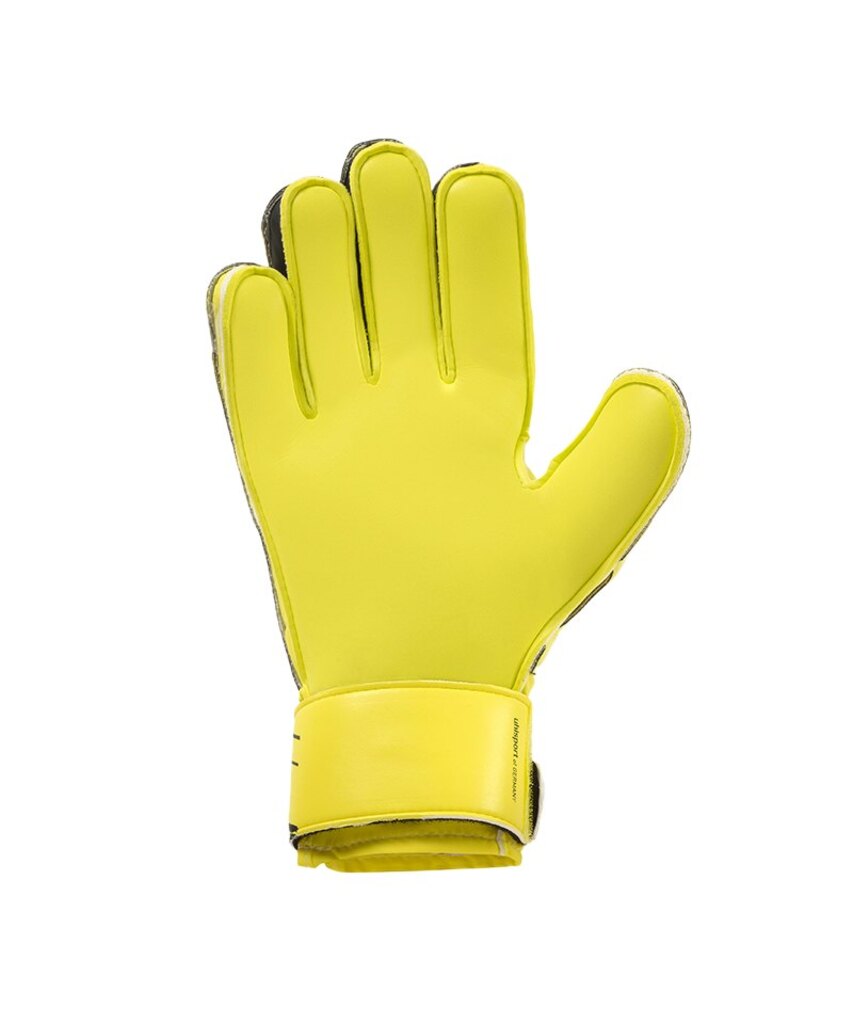 Uhlsport Mens Goalkeeper Gloves Speed Up Now Soft SF Lite (yellow/blue/black, 10)