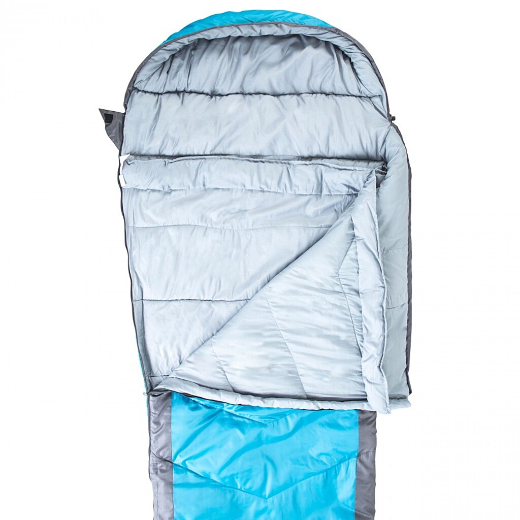 Trespass DOZE 3 seasons sleeping bag (turquoise, 230cm × 85cm)