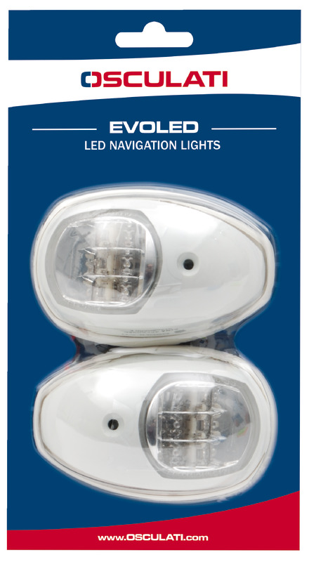 Evoled navigation lights ABS black left + right