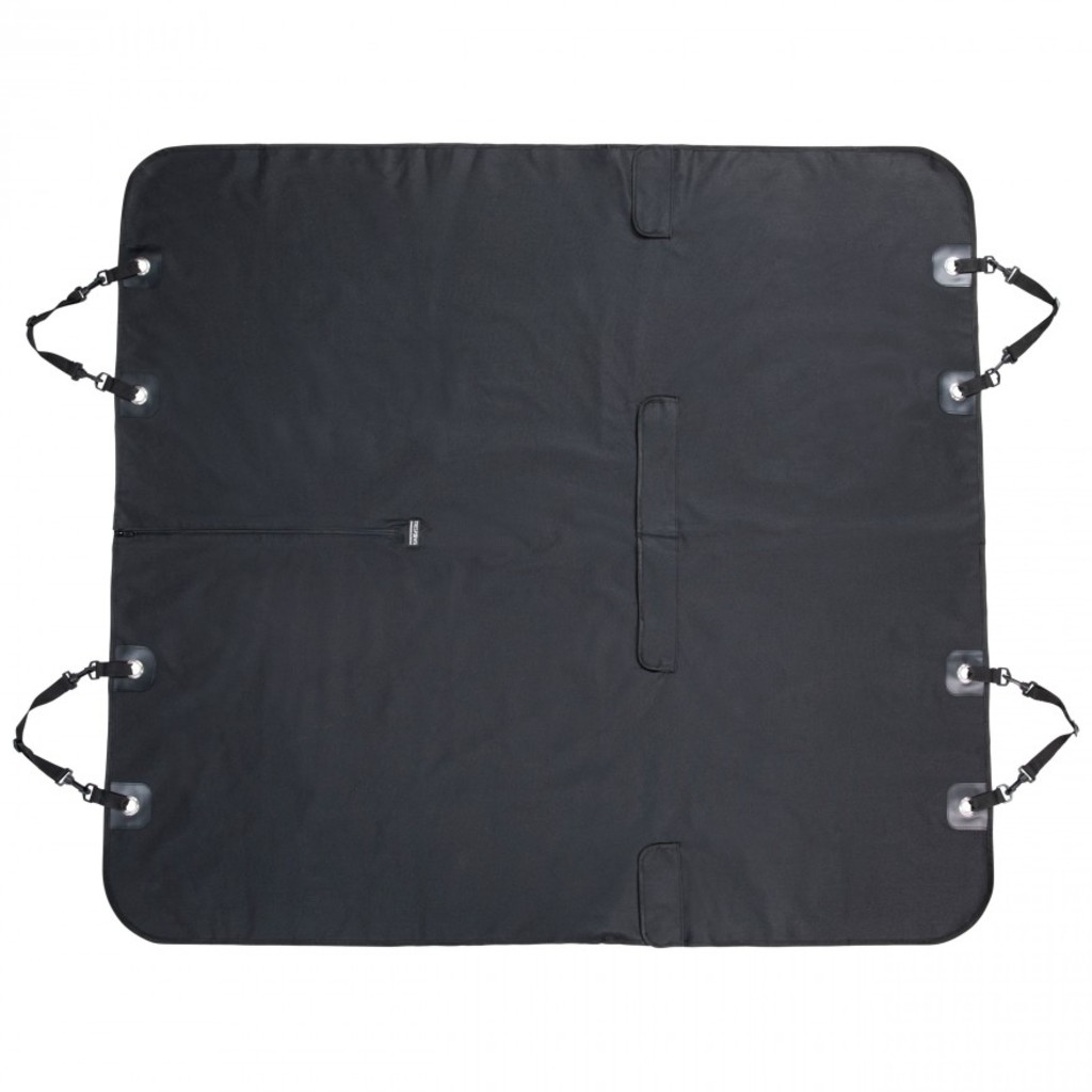 Trespaws Trespaws HUXLEY - Waterproof Car Seat Cover for Pets (Black, 142cm × 142cm)