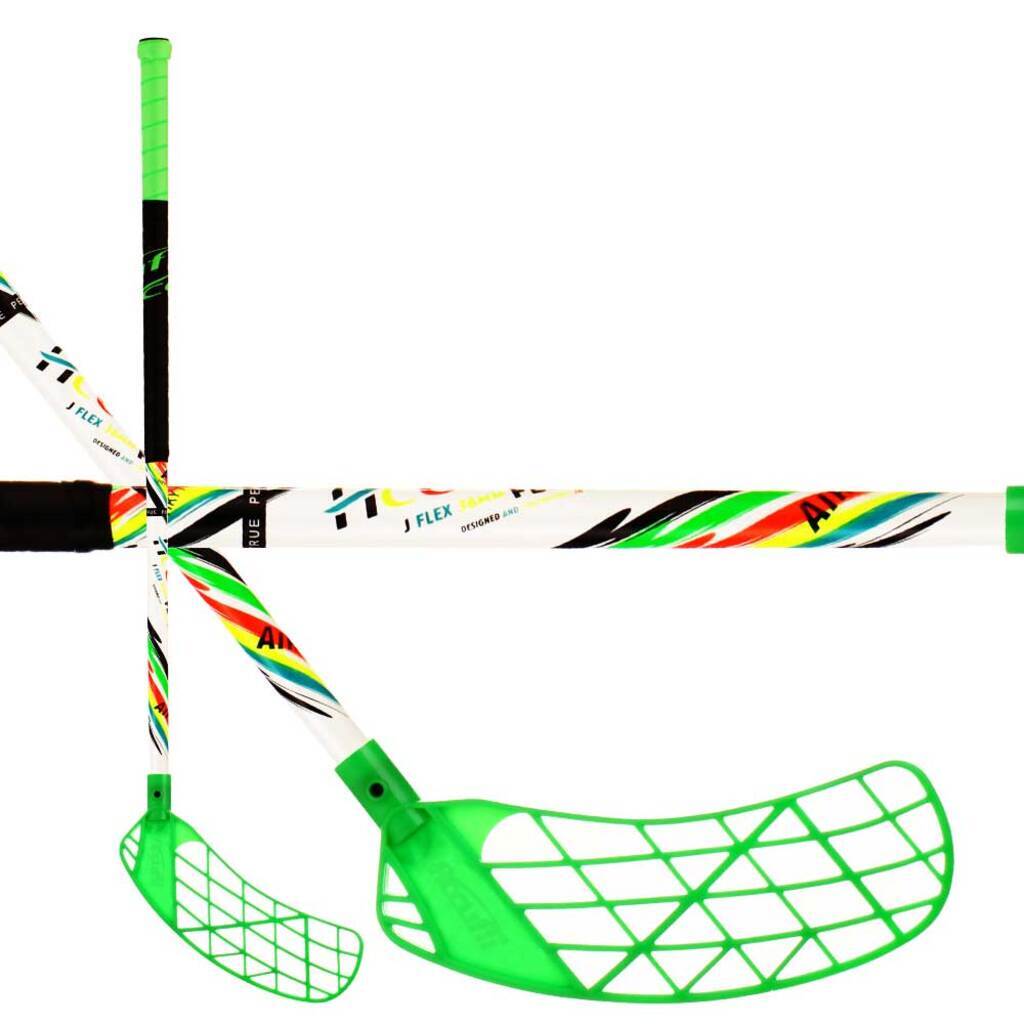 Crosse d'unihockey CHAMP Airtek 7.0 A70 Green RH (vert, 70cm)