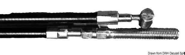 Brake cable SB-SR-1635 1040-1265 mm A