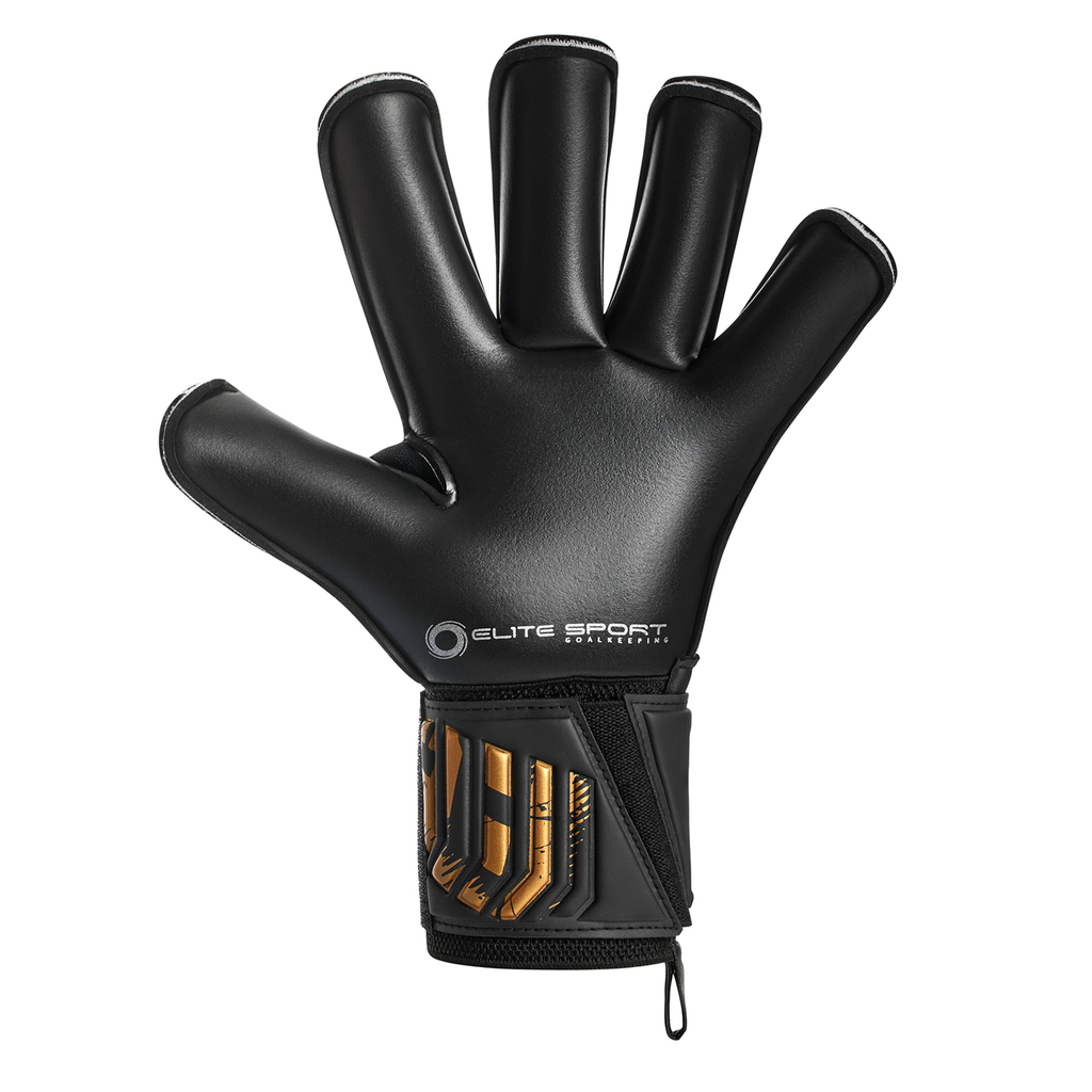 Elite goalkeeper gloves Black Real (black, 10)