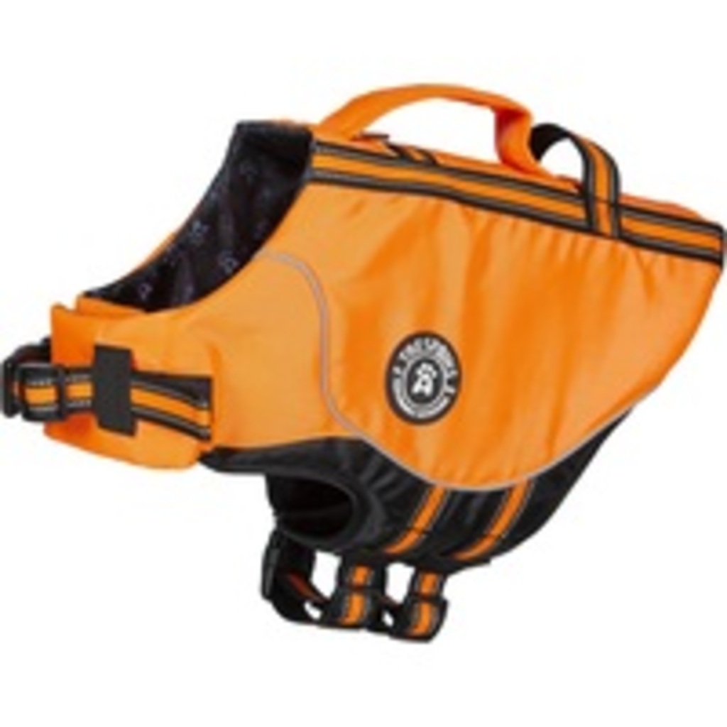 Trespass SURFDOG - Aiuto al galleggiamento per cani (arancione neon, XS, HIV)