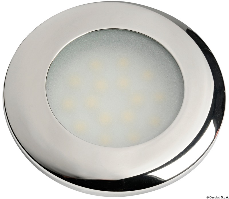 Capella LED luminaire, highly polished
