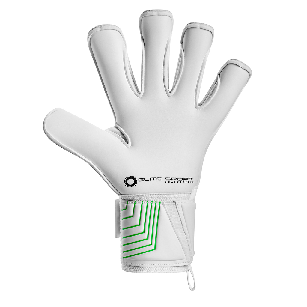 Elite goalkeeper gloves - Squid (white/green, 8)