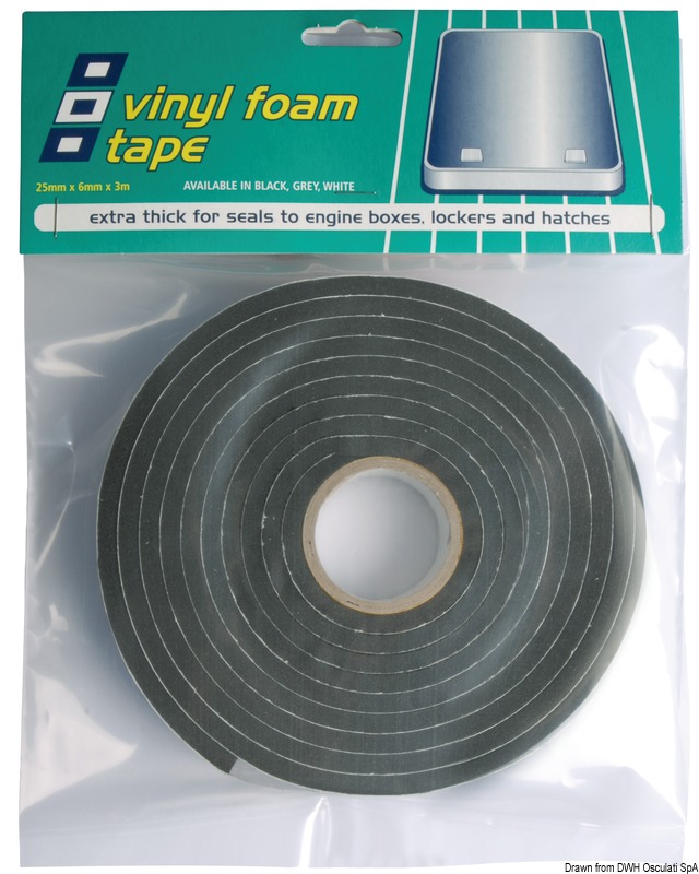 PSP MARINE PVC adhesive tape f. Portholes 6 x 25 mm