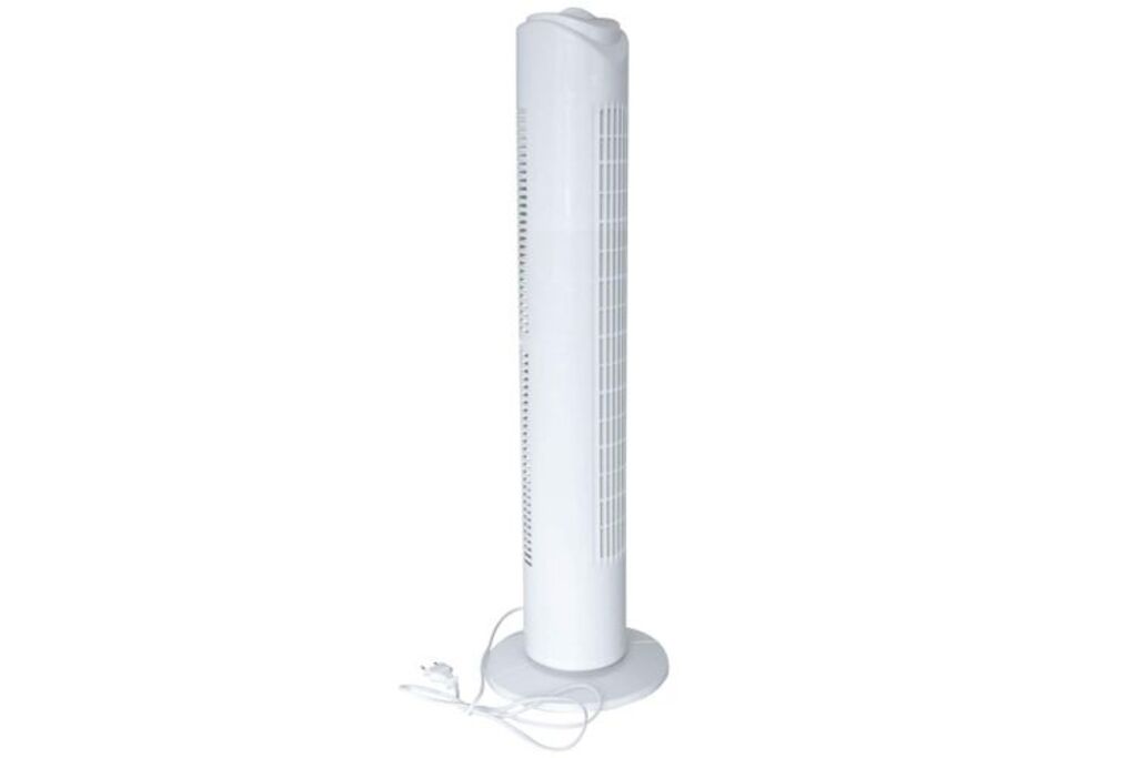 COOLserie tower fan (white, 81cm × 81cm)