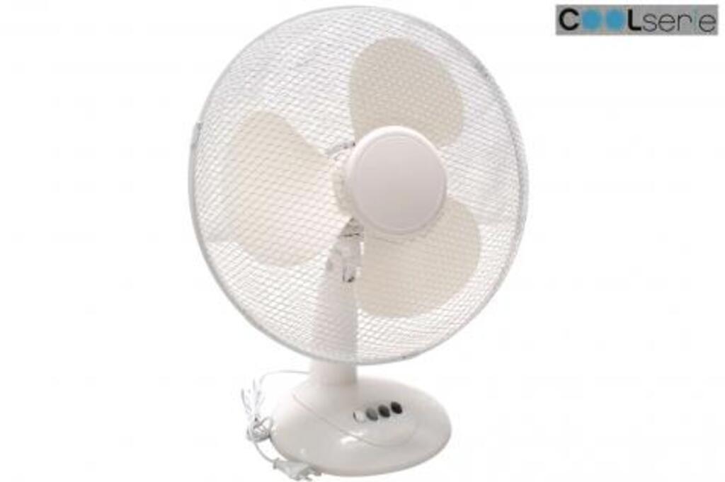 COOLserie table fan (white, ⌀40cm × 53.5cm)