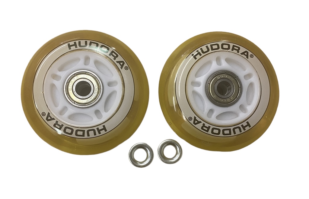 Hudora 2 roulettes lumineuses à LED pour Casterboard