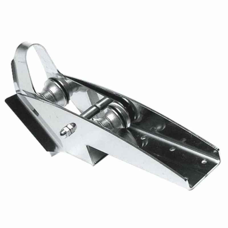 Bow roller with rocker, VA steel up to 20 kg
