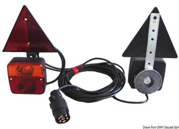 Set rear lights magnetic mounting