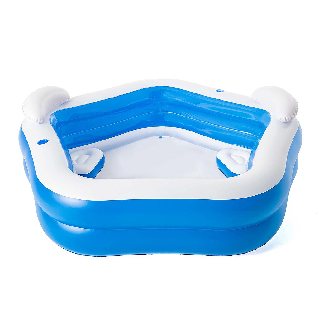 Bestway family fun Pool (white blue, 206x69cm)