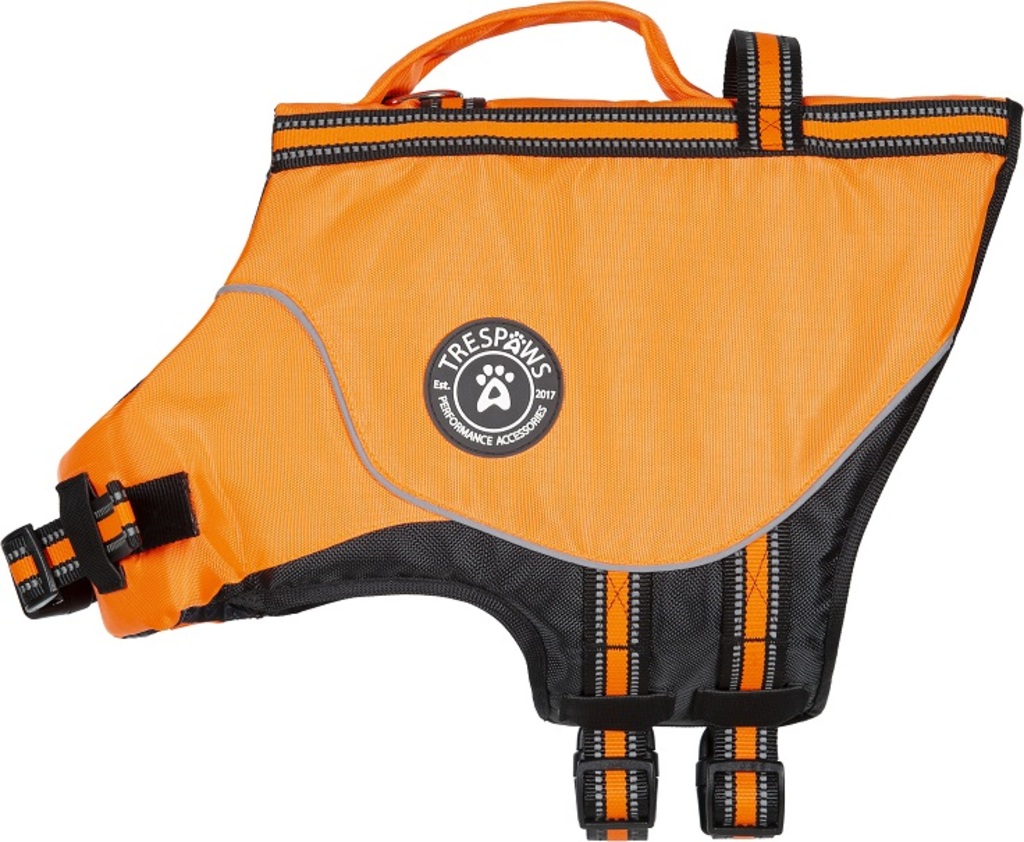Trespass SURFDOG - Aiuto al galleggiamento per cani (arancio neon, S, HIV)