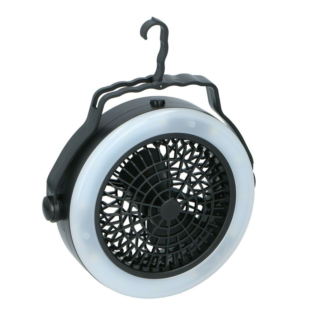 Grundig Camping Lamp and Fan (⌀17cm)