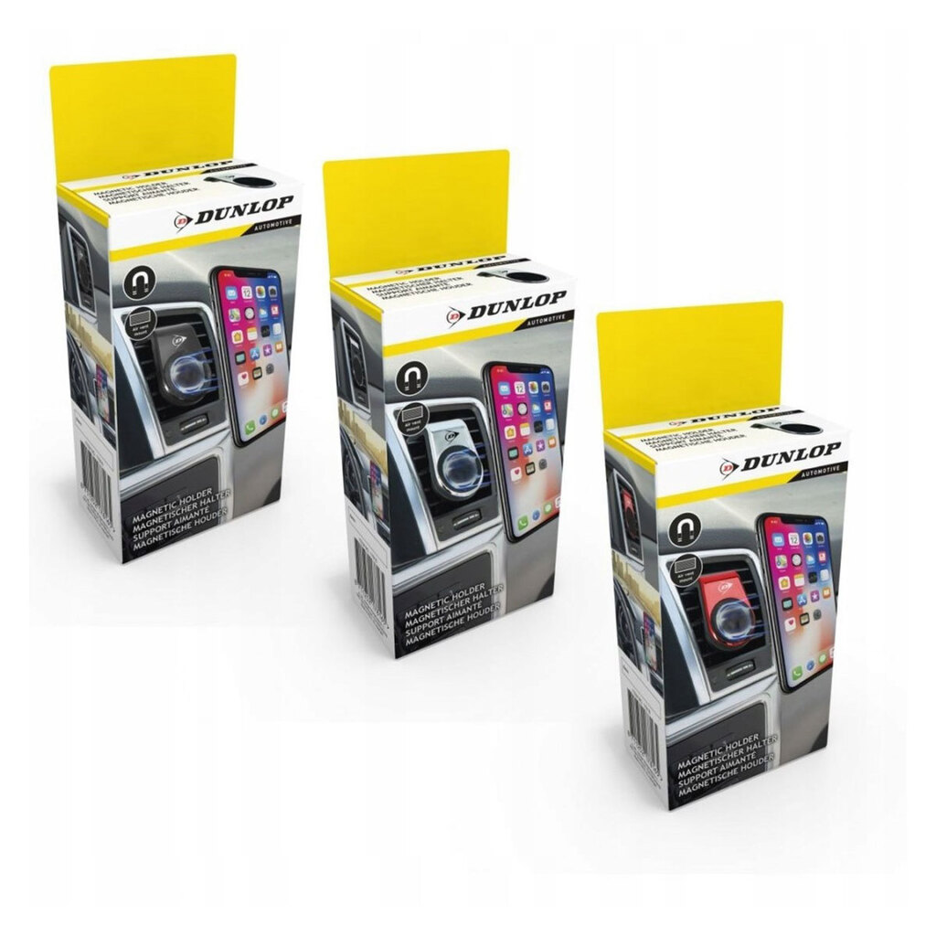 Support magnétique Dunlop pour téléphone portable (assorti, 7cm × 3.7cm)