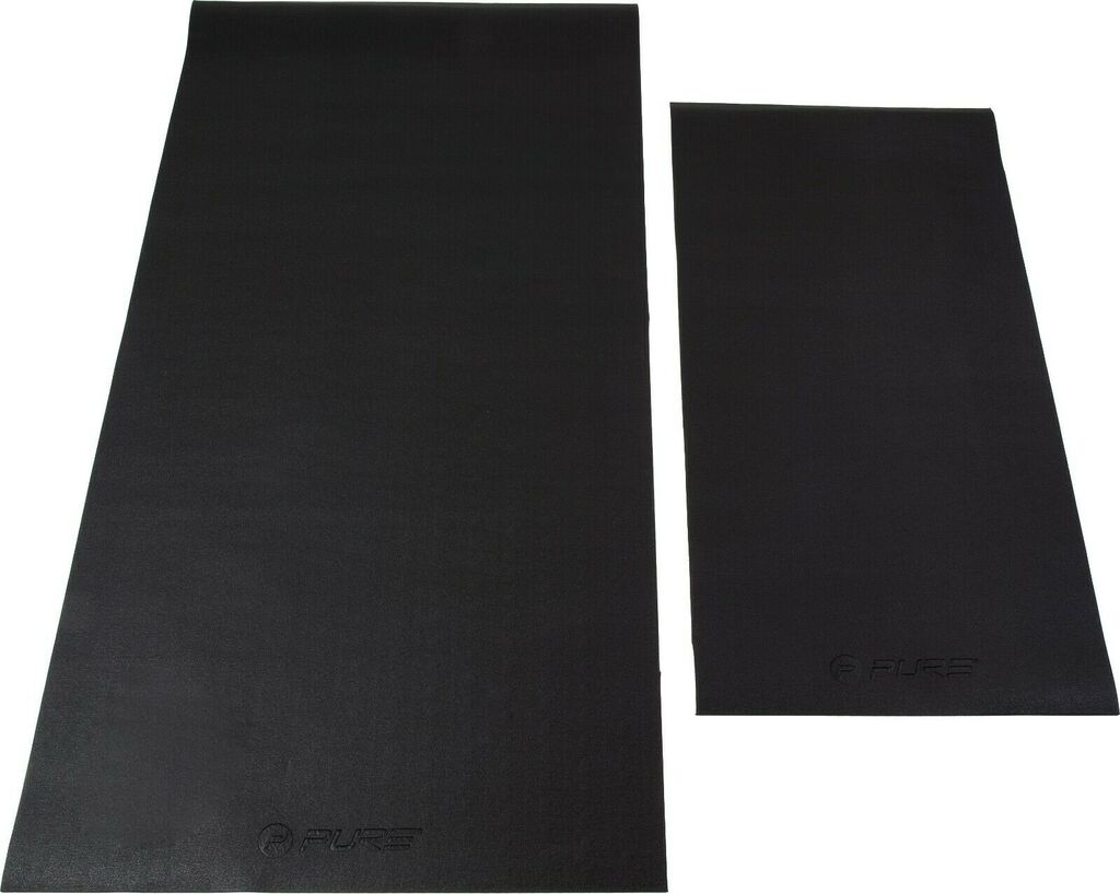 Pure2improve Bodenmatte, gross (schwarz, 200cm × 100cm × 0.6cm, 2.4kg)