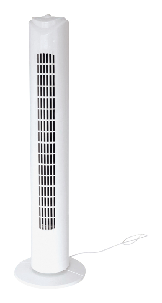 COOLserie tower fan (white, 81cm × 81cm)