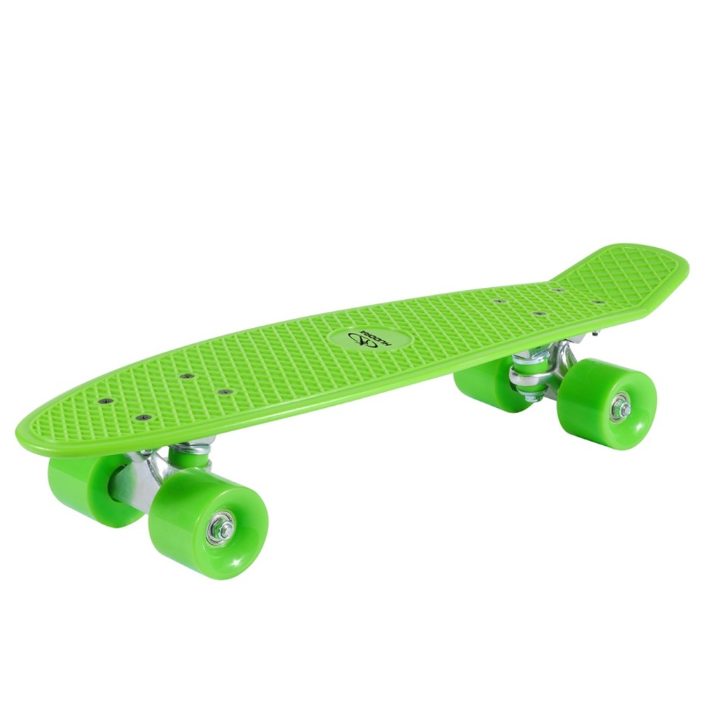 Hudora Skateboard Retro (Lemon Green, 57cm × 15cm × 11.5cm)