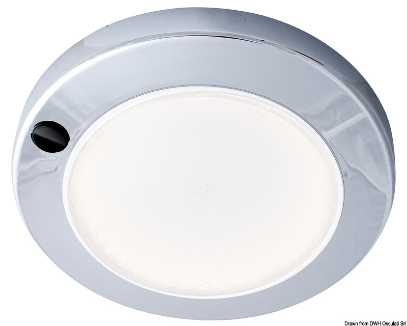 BATSYSTEM HD LED ceiling light Saturn, chrome-plated