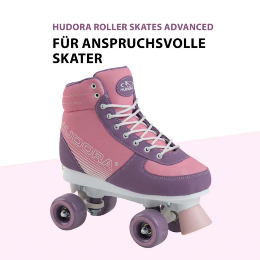 Hudora Roller Skates Advanced (rosa/bordeaux, 31-34)