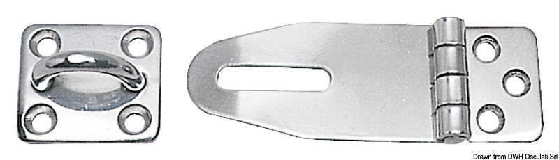 Coprivaso per impieghi gravosi in acciaio VA, alto g.33x87 mm