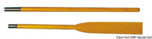Beech oars for inflatable boats 190 cm