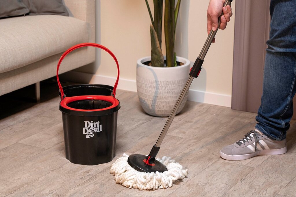 Dirt Devil mop set (black red, 16l)