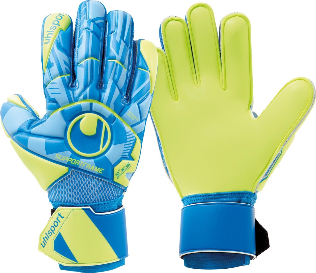 Uhlsport gants de gardien de but homme Radar Control Soft SF (bleu/jaune, 9)