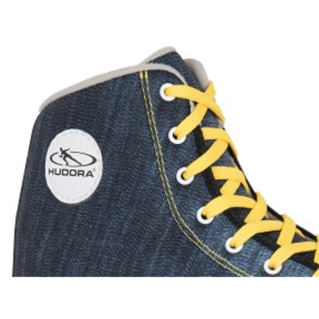 Hudora Roller Skates (jeans/yellow, 36)