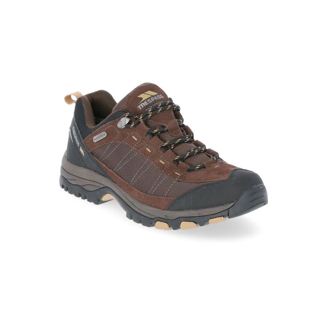 Trespass SCARP - Chaussures de randonnée pour hommes (marron foncé, 42, DKB)