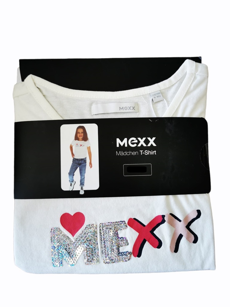 MEXX Mädchen T-shirt (weiss, 110-116, 1 Stk.)
