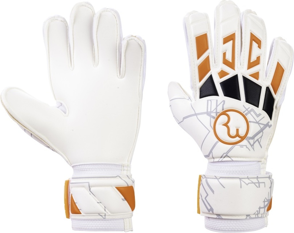 RWLK Goalkeeper Gloves Metro Junior (orange, white, 5)