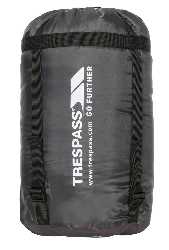 Trespass DOZE - 3 SEASON Sleeping Bag (currant, 230cm × 85cm × 55cm)