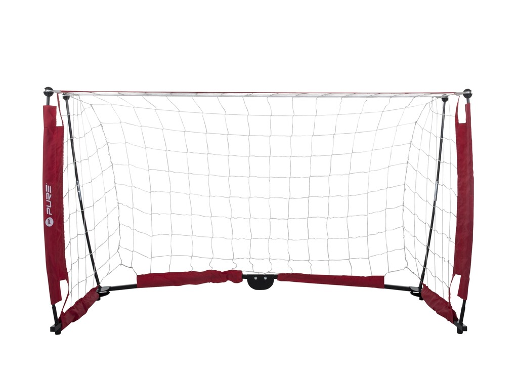 Pure2improve Football Goal (red/white, 64cm × 152cm × 91.5cm)