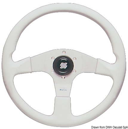 ULTRAFLEX steering wheel Corsica white 350 mm