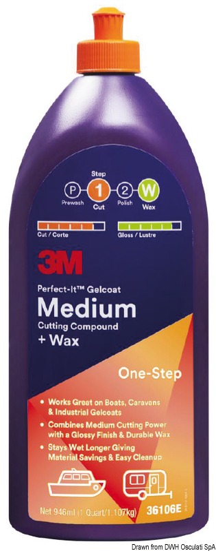 Sanding polish against medium oxidation 473 ml
