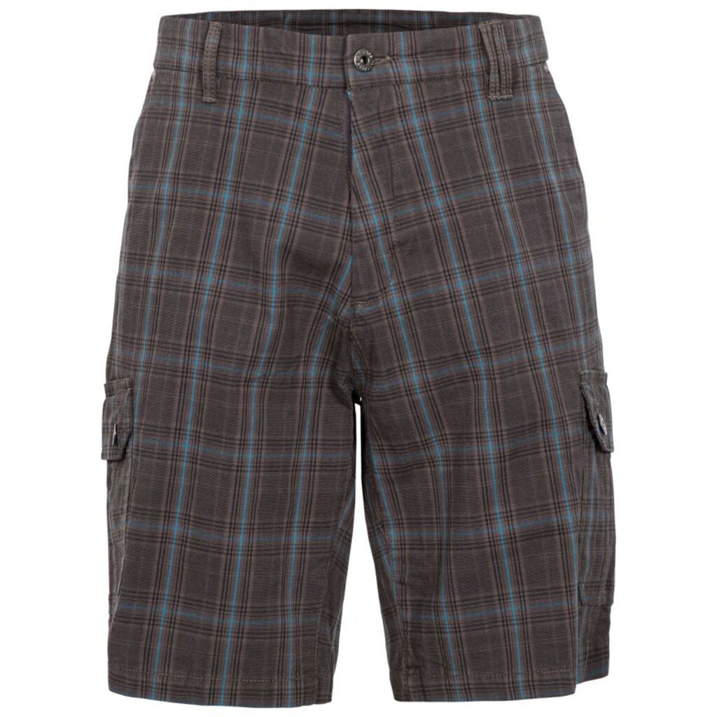 Trespass EARWIG - Men's Shorts (brown/blue check, S, PC1)