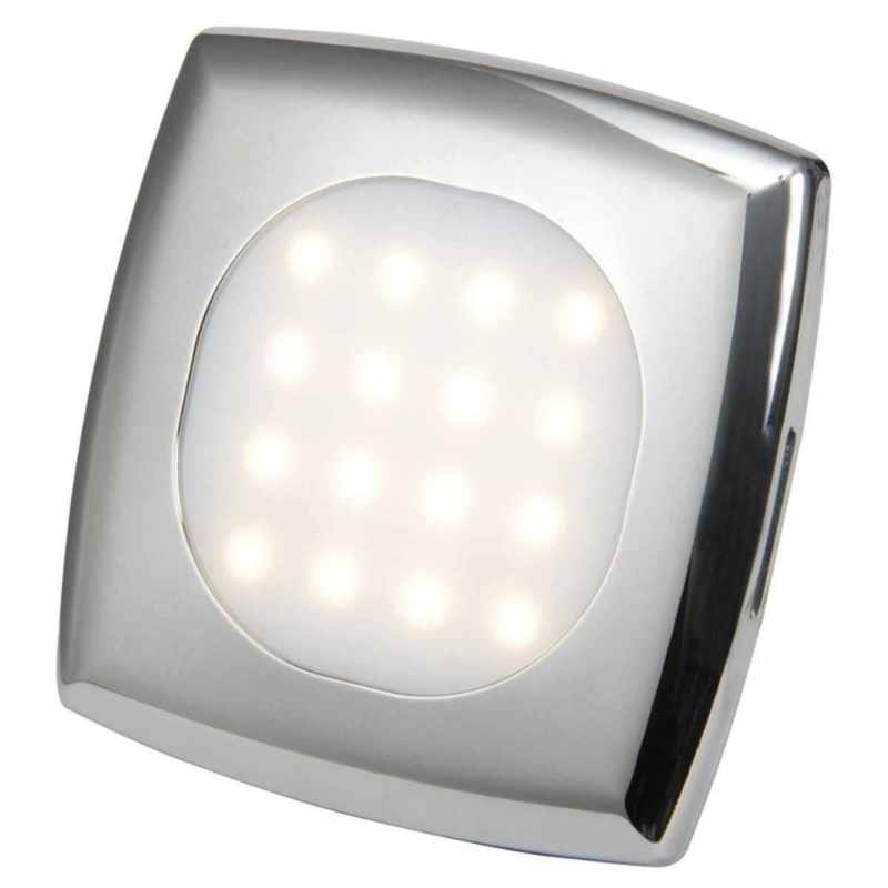 Square LED recessed luminaire