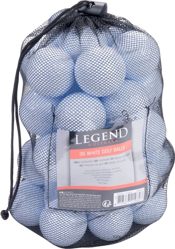 Legend distance golf balls, 36 pcs (white)