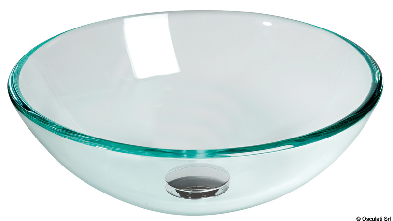 Round glass basin 360 mm